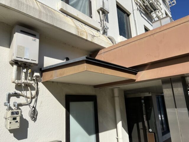 マンション外壁屋根塗装　遮熱・遮断熱塗料KRCキルコ　施工前写真