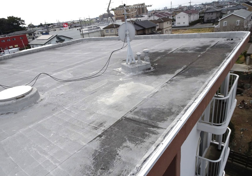 屋上シート補修工事・塗膜防水工事